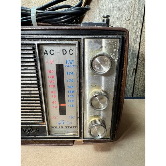 Vtg Alaron AC-DC Convertible Solid State Model B 1520 Hand Stitched Cover Works! - Picture 2 of 8